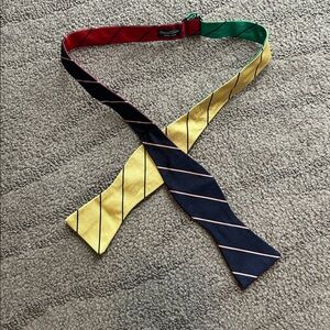 Robert Talbott bow tie adjustable Multicolor Stripes Silk